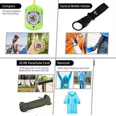 EarthGuard 72-Hour Emergency Empty Backpack Quake-Ready Essentials For Survival Compact Reliable Earthquake Preparedness