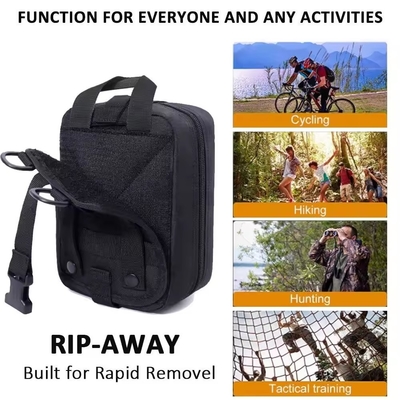 74 Piece Upgrade Tactical Molle Ifak Trauma First Aid Kit Pouch Rip Away Refill Supplies For Survival Camping Hiking Tra