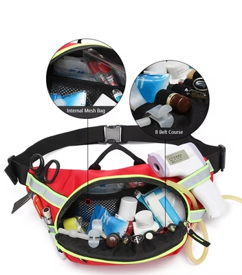 Waterproof Multifunctional Portable Emergency Nylon First Aid Medical Waist Bag For Athletes