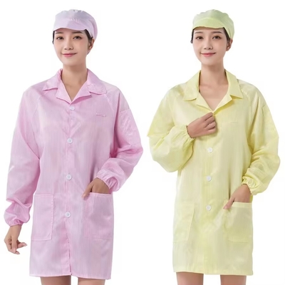 Wonderful Quality ESD Clothes Manufacturer Cleanroom Anti-static Working Garment Clothing ESD Smock Clothes For Industry