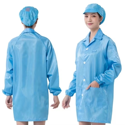 Wonderful Quality ESD Clothes Manufacturer Cleanroom Anti-static Working Garment Clothing ESD Smock Clothes For Industry