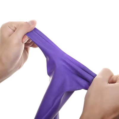Purple Pvc Household Safety Gloves Latex Glove Fashion High Quality Rubber Dishwashing Gloves