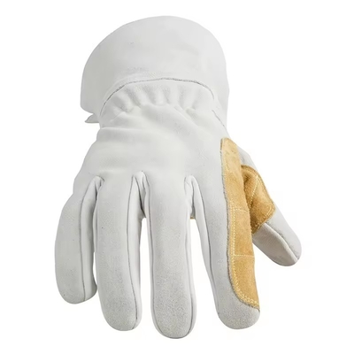 41cm Soft Top Grain Goatskin Leather Welding Gloves Goat Skin Kevlar Stitching Tig Welder Mitten Welding Gloves