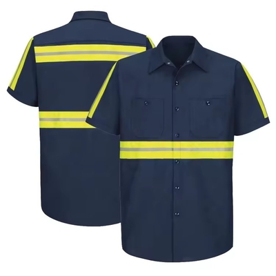 Summer Enhanced Visibility Industrial Work Wear Safety Workwear Working Shirt Workwear Shirt