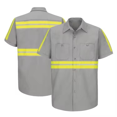Summer Enhanced Visibility Industrial Work Wear Safety Workwear Working Shirt Workwear Shirt