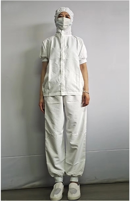 Summer Short Sleeved Work Clothes Wholesalers Food Workwear Waterproof Dustproof Workwear Workshop Work Suit