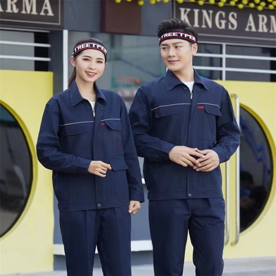 Promotional Custom Logo Work Wear Uniforms High Quality Business Company Employee Staff Work Wear Uniform