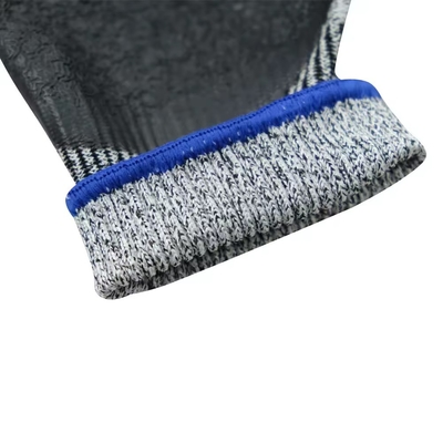 Resistant Gloves Knitted Liner Palm Coated Anti Cut Glove for Glass Industry