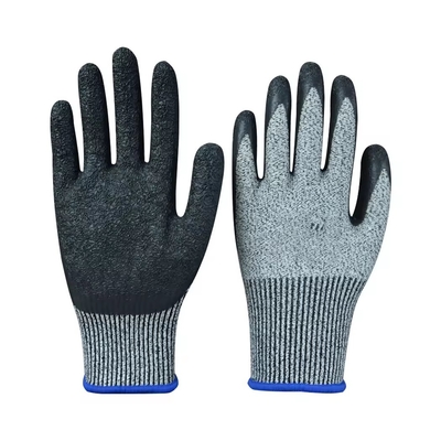 Resistant Gloves Knitted Liner Palm Coated Anti Cut Glove for Glass Industry