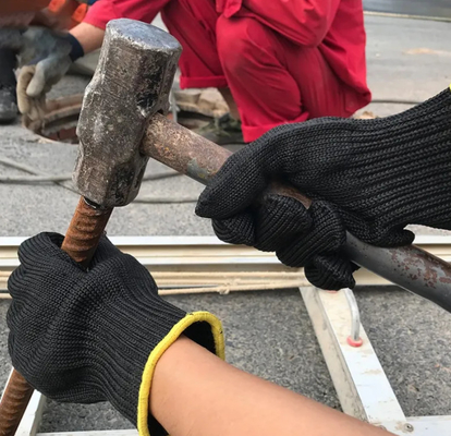 CE Certified Secure Grip Anti Slip Crinkle Latex Coated Safety Work Gloves For Construction