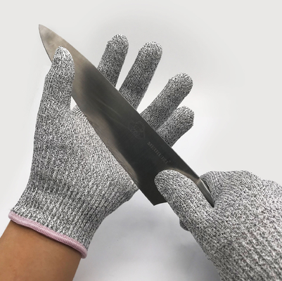 HPPE PU Coated Cut Resistant Safety Work Gloves Level 5 Anti Cut Gloves for Construction
