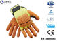 Two Layer Half Leather PPE Safety Gloves fire resistance