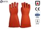 Rubber Insulating Electrical Safety Gloves Voltage Rating AC 7500 V Class 1