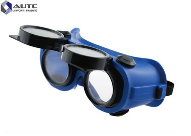 Chemical Splash Goggles Flip Design PVC Frame Customized Color Heavy Duty