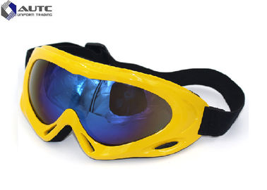 PC Mirror UV PPE Safety Goggles Black Dirt Bike Racing Wearing Comfortable