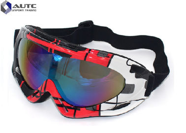 PC Mirror UV PPE Safety Goggles Black Dirt Bike Racing Wearing Comfortable