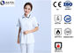 Cotton Disposable Medical Clothing Round Neck Elastic Knitted Cuff Easy Cleaning