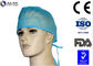 PP SMS Disposable Medical Caps , Surgical Head Cap Comfortable With Back Ties