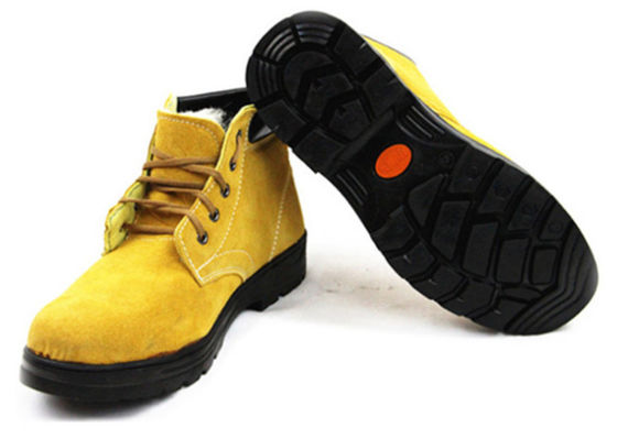 Electric Welding Shoes Yellow High Temperature Resistant Work Shoes Safety Protection Work Shoes