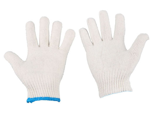 10 Gauges 50grams Natural White Work Cotton Gloves