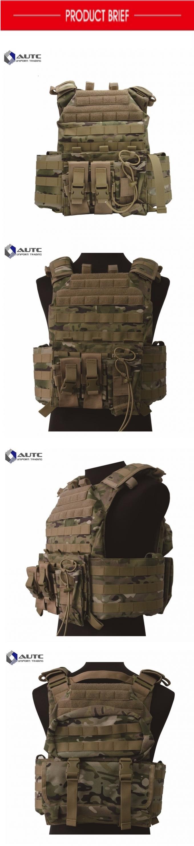 Individual Lightweight Body Armor , Full Body Bulletproof Armor Camouflage Color