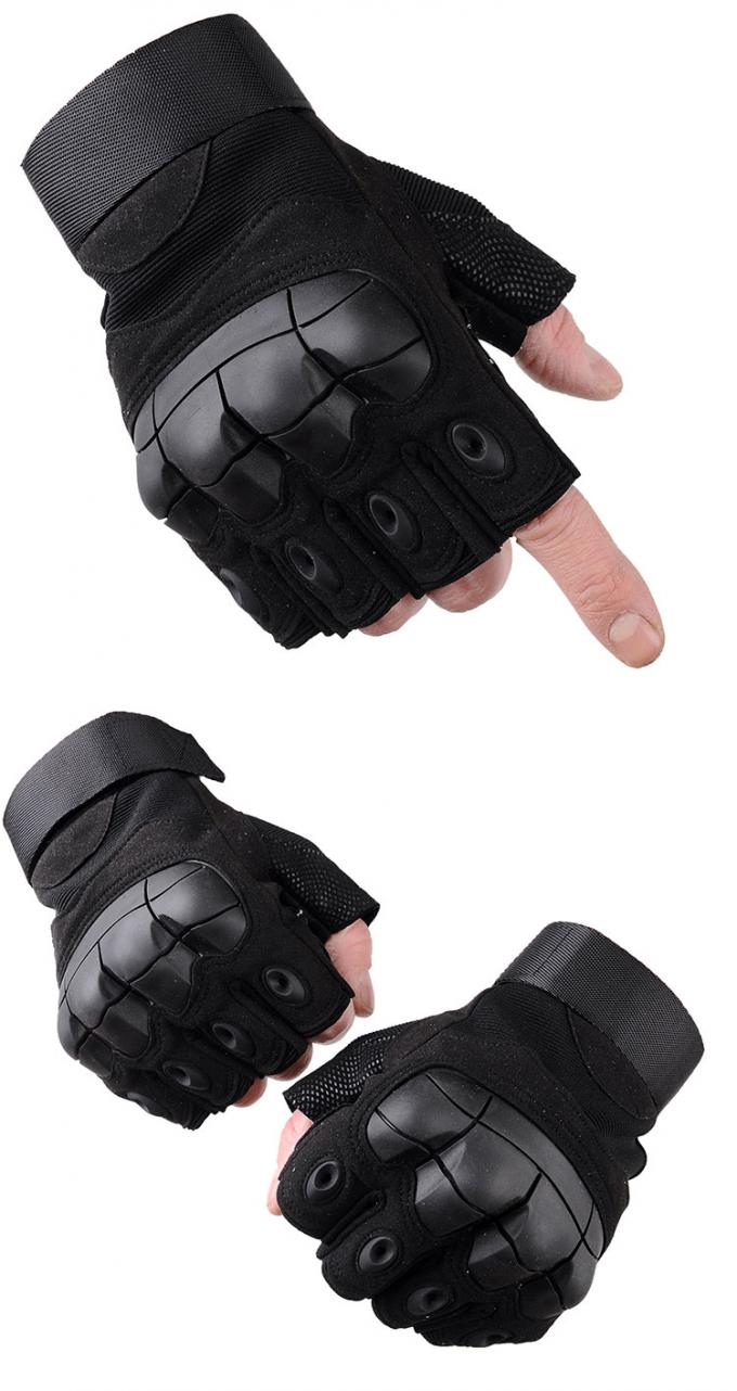 Riding Law Enforcement Gloves , Hardened Knuckle Gloves Protective High Octane Activity
