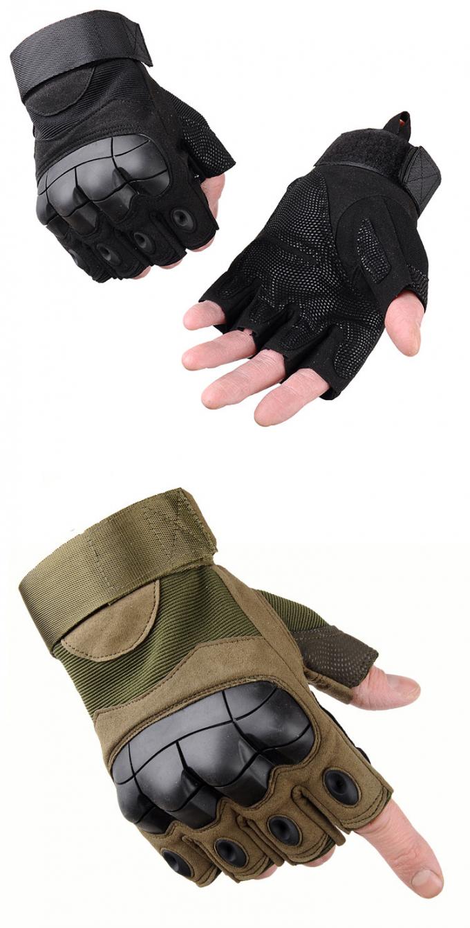 Riding Law Enforcement Gloves , Hardened Knuckle Gloves Protective High Octane Activity