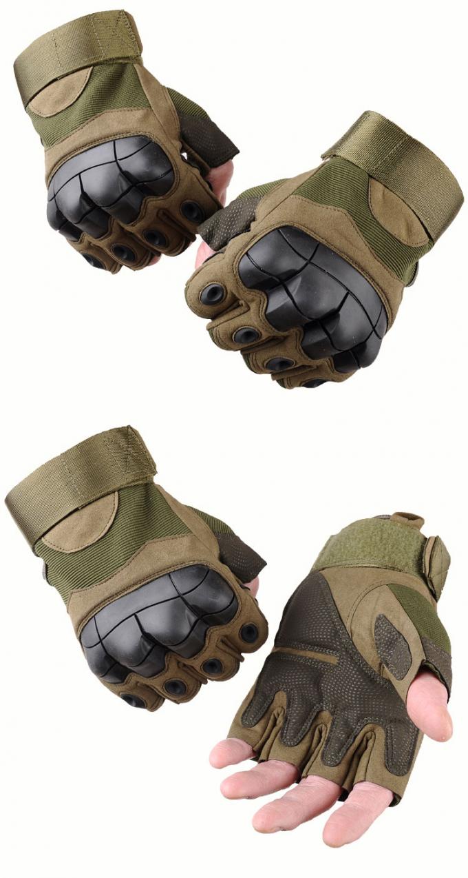 Riding Law Enforcement Gloves , Hardened Knuckle Gloves Protective High Octane Activity