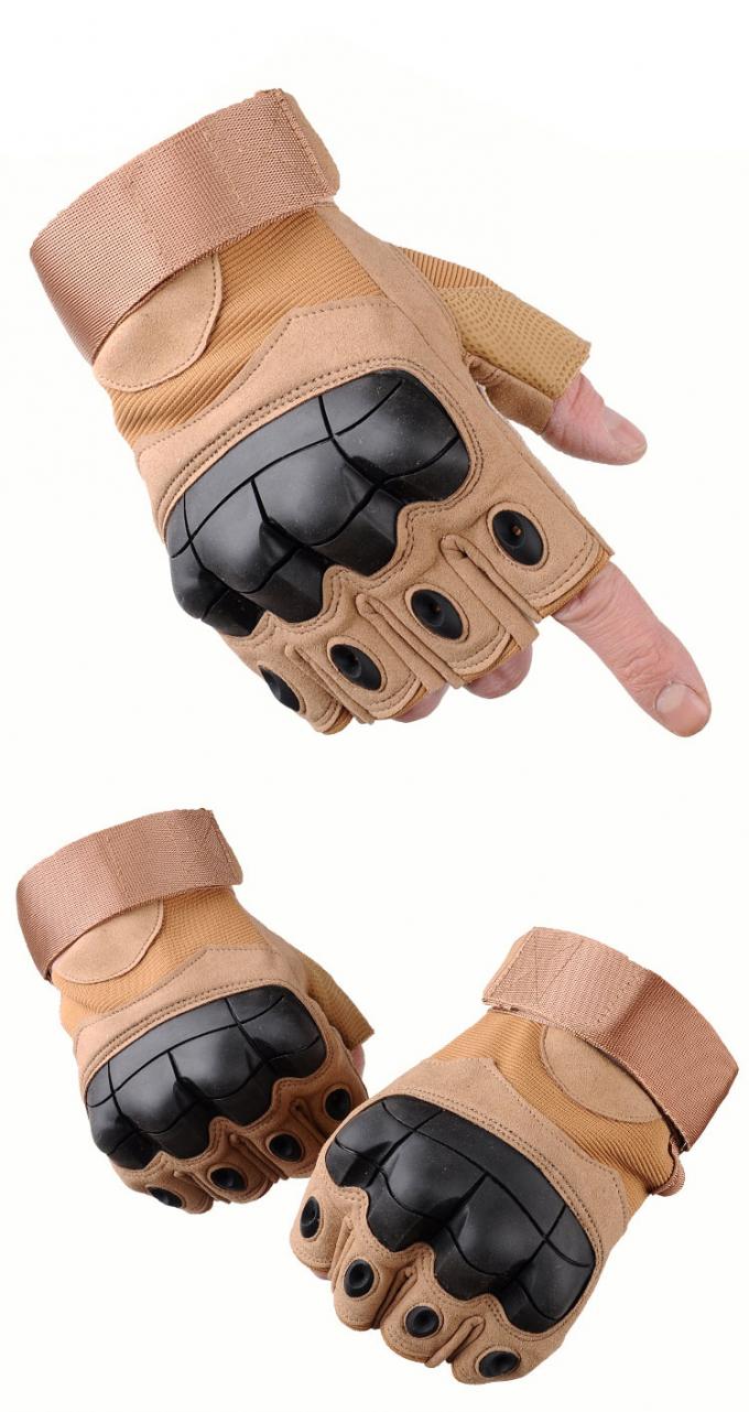Riding Law Enforcement Gloves , Hardened Knuckle Gloves Protective High Octane Activity