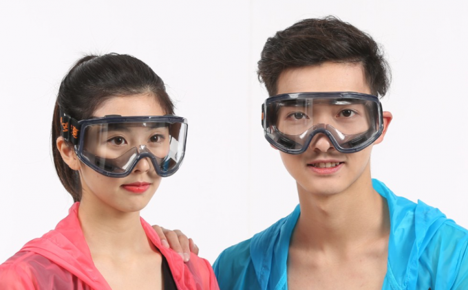 Clear Lab Safety Goggles Full Protection Spectacles Large Transparent View Window
