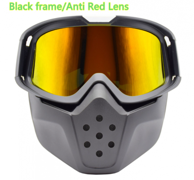 Full Face Stylish Safety Glasses , Construction Safety Goggles ABS Raw