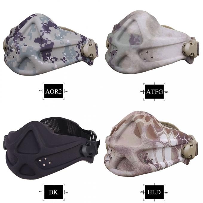 Ghost Military Tactical Masks Hard Foam Ballistic Plastic Lightweight Protective Paintball