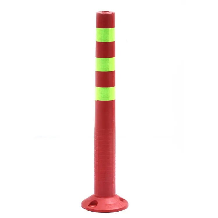 Warning Column Elastic Column Isolation Pile Guardrail Traffic Facility ...