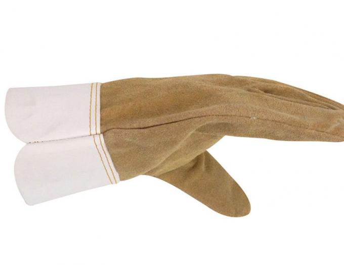 Two Layer Half Leather PPE Safety Gloves fire resistance